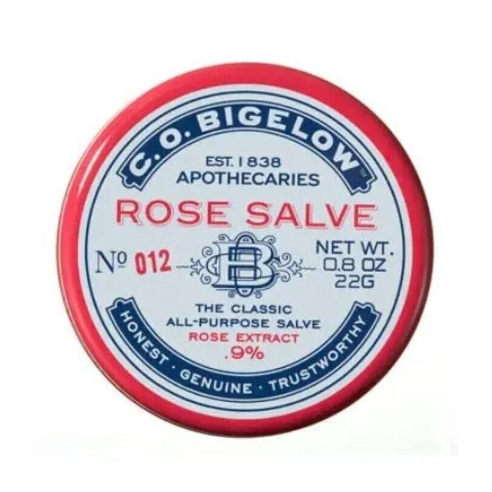 C.O. Bigelow All Purpose LOT OF 2 Rose Salve Lip Balm 0.8 oz rose extract .9%